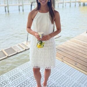 Aidan Mattox Fringe Dress